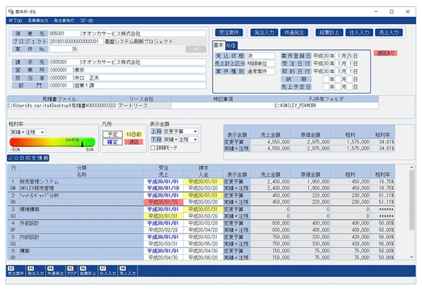 SMILE Vの操作画面